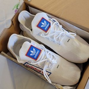 Men's Adidas Originals NMD R1.V2 Red White and Blue US 11